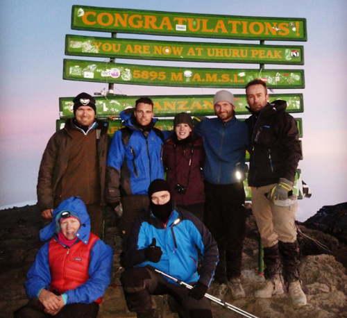 Michael, Chris, Veerle and group